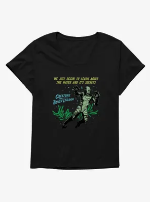 Creature From The Black Lagoon Water And It's Secrets Womens T-Shirt Plus