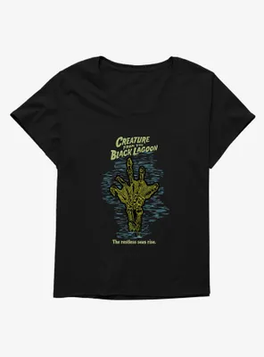 Creature From The Black Lagoon Restless Seas Rise Womens T-Shirt Plus