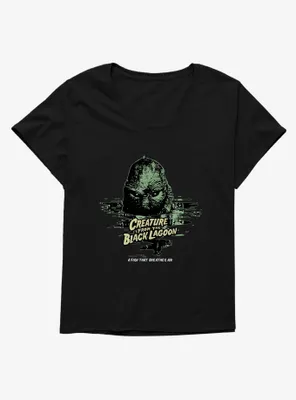 Creature From The Black Lagoon Fish That Breathes Air Womens T-Shirt Plus