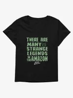 Creature From The Black Lagoon Many Strange Legends Womens T-Shirt Plus