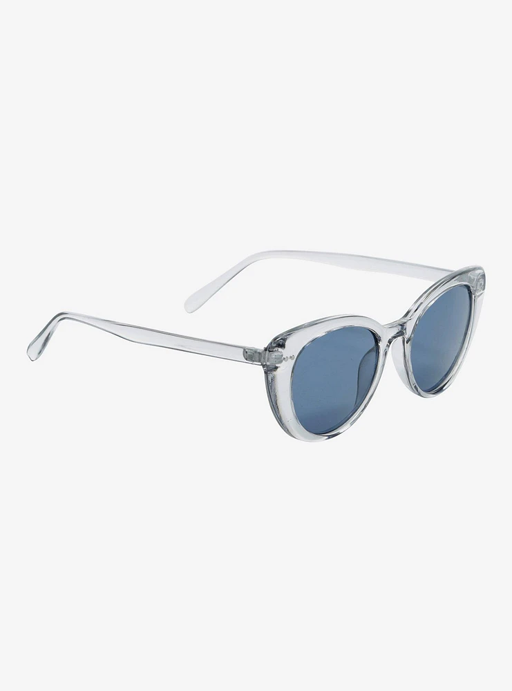 Clear Cat Eye Sunglasses