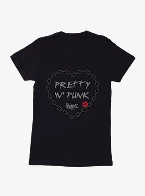 Bratz Pretty N Punk Chain Heart Womens T-Shirt