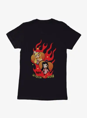 Bratz Hearts Flames Womens T-Shirt