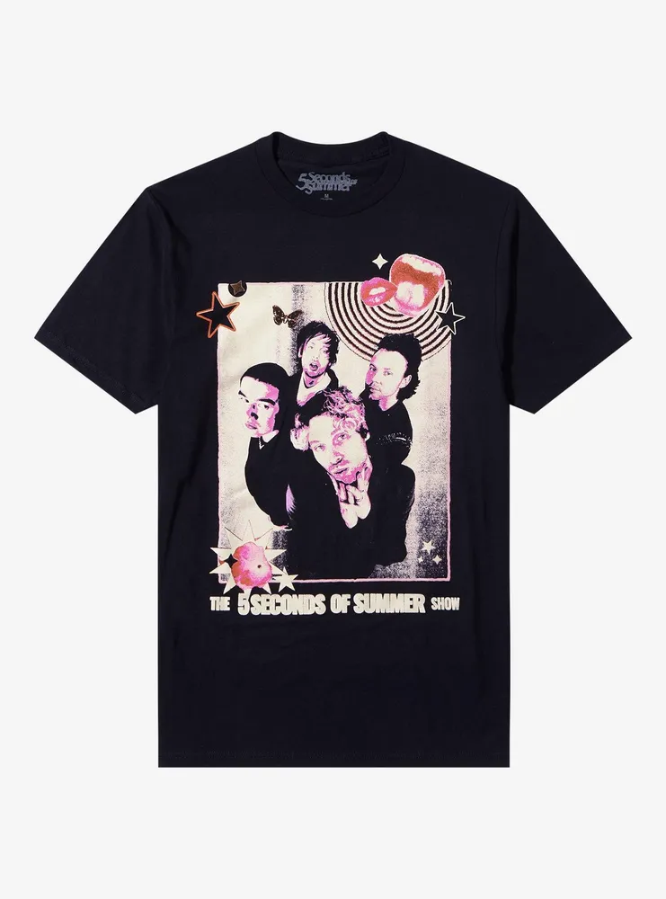 5 Seconds Of Summer Show Band Photo T-Shirt