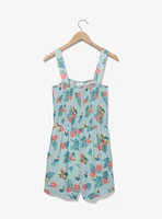 Disney Donald Duck Tropical Allover Print Women's Smock Romper — BoxLunch Exclusive