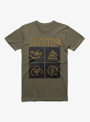 Led Zeppelin Symbols T-Shirt