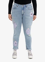 Adventure Time Lumpy Space Princess Mom Jeans Plus