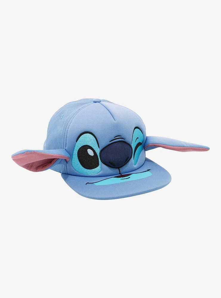 Disney Stitch 3D Ear Snapback Hat