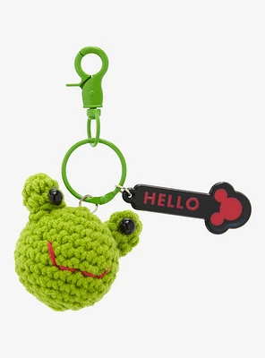 Crochet Frog Key Chain