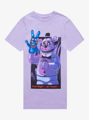 Five Nights At Freddy's Bonnie Hand Puppet Boyfriend Fit Girls T-Shirt