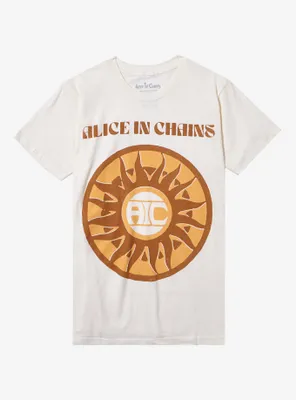 Alice Chains Sun Boyfriend Fit Girls T-Shirt