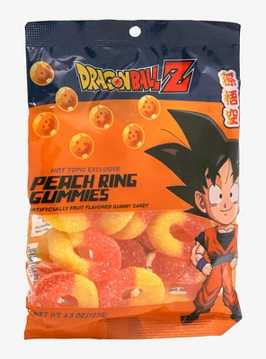 Dragon Ball Z Goku Peach Ring Gummy Candy Hot Topic Exclusive