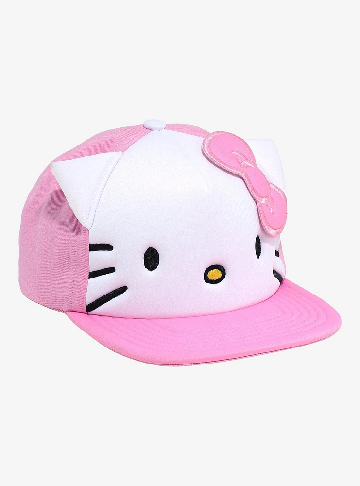 Hello Kitty 3D Ears Snapback Hat