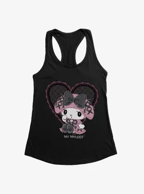 My Melody Lacey Black Heart Womens Tank Top