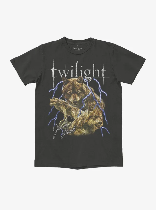 Twilight Edward Grey Wash Boyfriend Fit Girls T-Shirt
