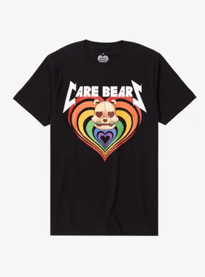 Care Bears Skull Heart Boyfriend Fit Girls T-Shirt