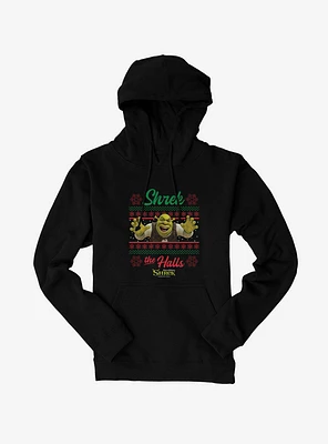 Shrek The Halls Ugly Christmas Sweater Hoodie