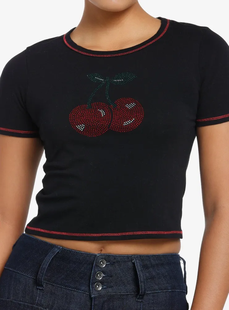 Hot Topic Cherry Bling Girls Baby T-Shirt