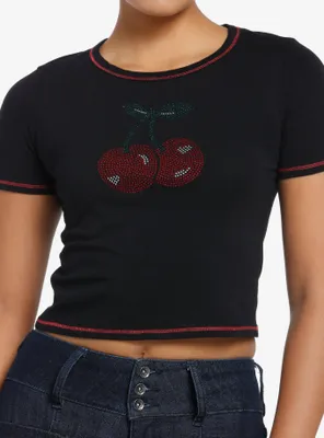 Cherry Bling Girls Baby T-Shirt