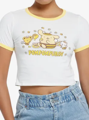 Pompompurin Honey Girls Ringer Baby T-Shirt