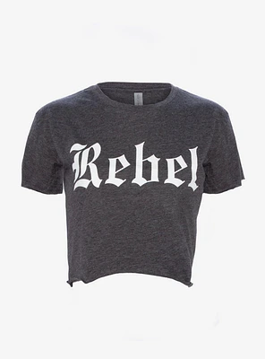 Rebel Cropped Girls T-Shirt