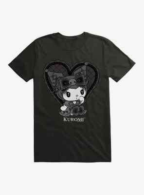 Kuromi Lacey Black Heart T-Shirt