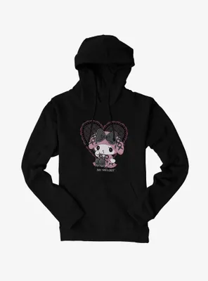 My Melody Lacey Black Heart Hoodie