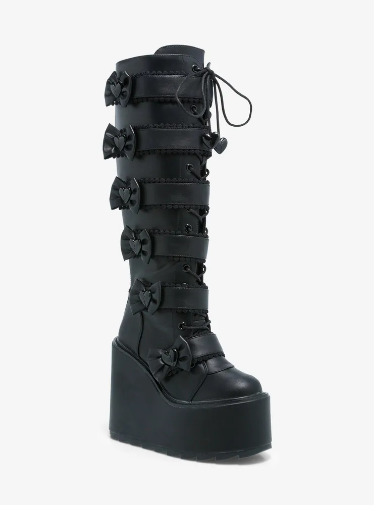 YRU Monster High Elissa Bat Dune Platform Boots