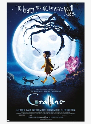 Coraline Button Moon Movie Poster