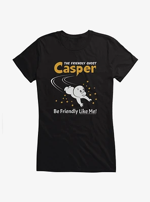 Casper Be Friendly Like Me Girls T-Shirt