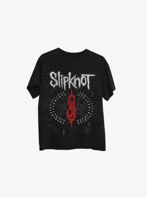 Slipknot Logo Boyfriend Fit Girls T-Shirt