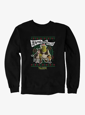 Shrek The Halls! Group Ugly Christmas Sweater Sweatshirt