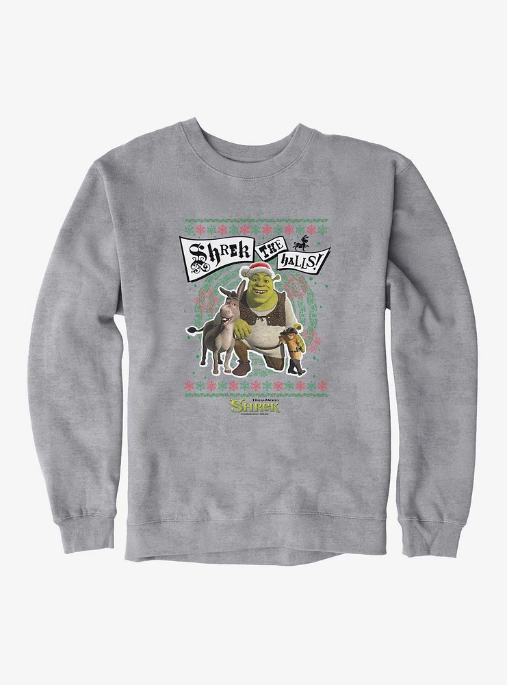 Shrek The Halls! Group Ugly Christmas Sweater Sweatshirt