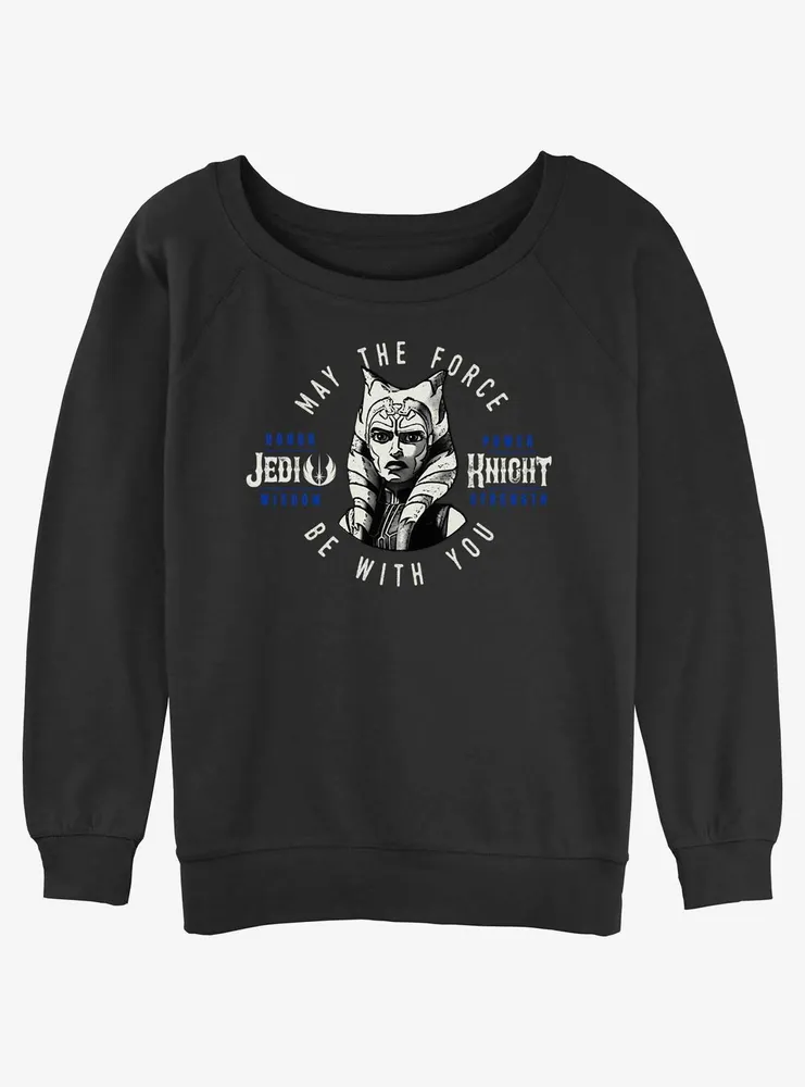 Star Wars Ahsoka The Grey One Womens Slouchy Sweatshirt