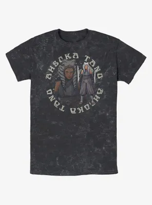 Star Wars Ahsoka Tano Badge Mineral Wash T-Shirt