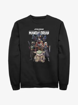 Star Wars Ahsoka Mandalorian Group Sweatshirt