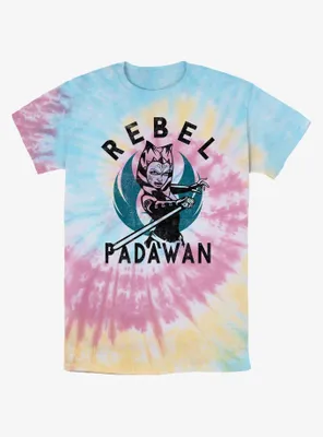 Star Wars Ahsoka Rebel Padawan Tie-Dye T-Shirt