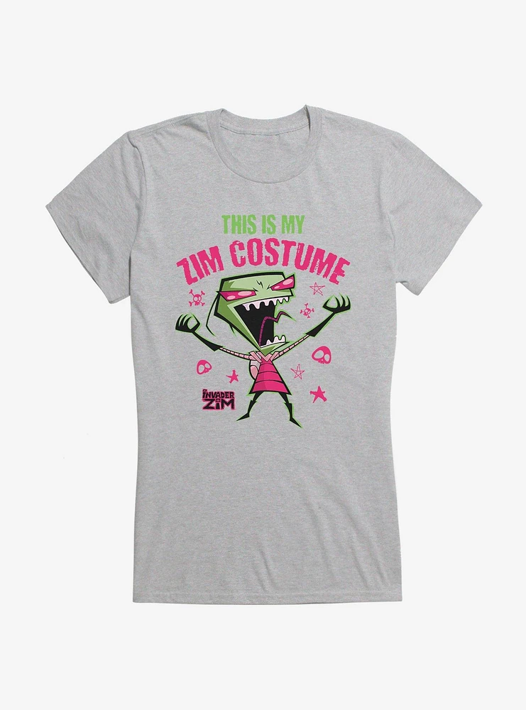 Invader Zim This Is My Costume Girls T-Shirt