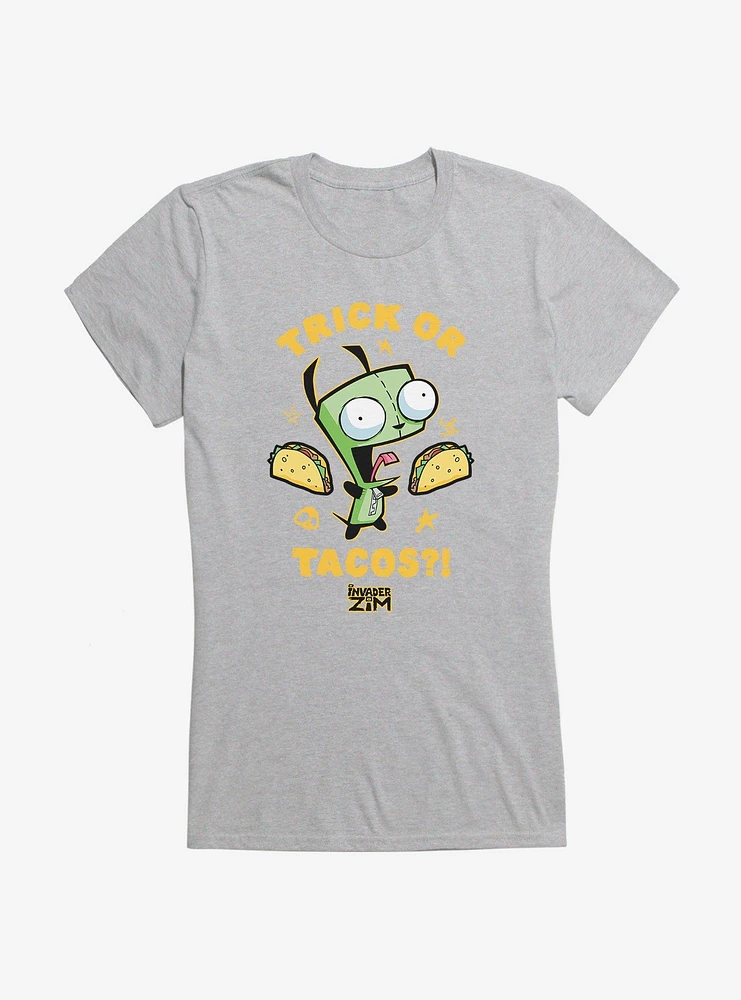 Invader Zim Trick Or Tacos Girls T-Shirt