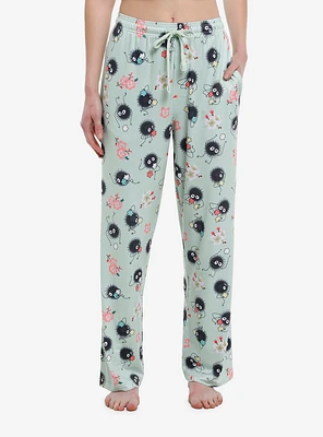 Studio Ghibli Spirited Away Soot Sprite Sakura Pajama Pants