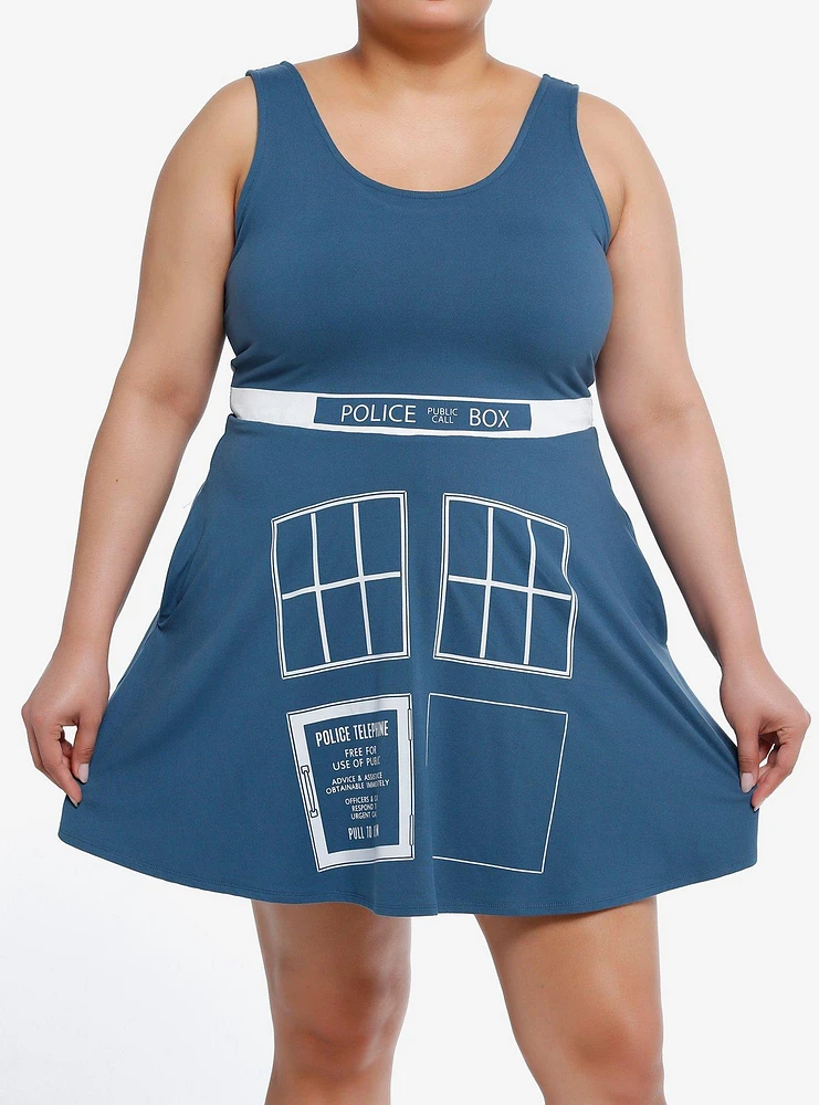 Her Universe Doctor Who TARDIS Athletic Dress Plus