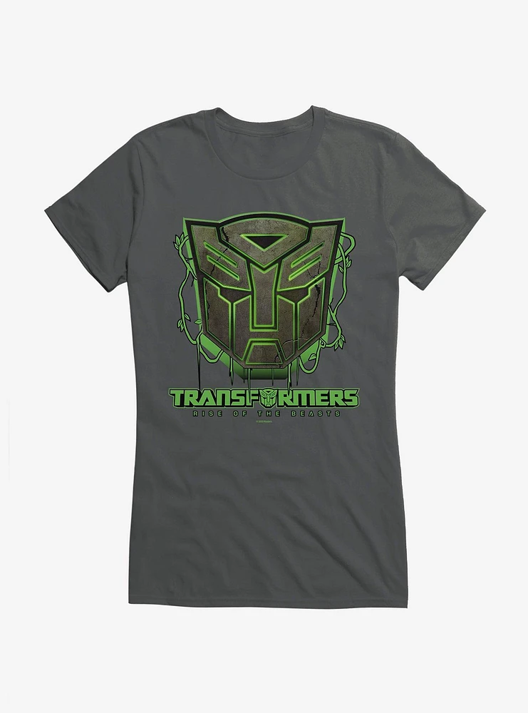 Transformers Rise Of The Beasts Jungle Logo Girls T-Shirt