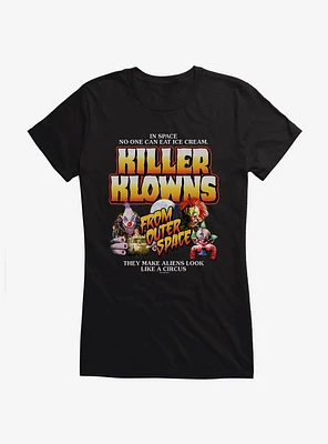 Killer Klowns From Outer Space No One Can Eat Ice Cream Girls T-Shirt