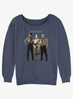 Star Wars Ahsoka Hera Syndulla C-3PO and Carson Teva Girls Slouchy Sweatshirt