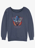 Star Wars Ahsoka Grand Admiral Thrawn Girls Slouchy Sweatshirt