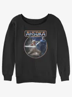 Star Wars Ahsoka Anakin Jedi Training Womens Slouchy Sweatshirt BoxLunch Web Exclusive