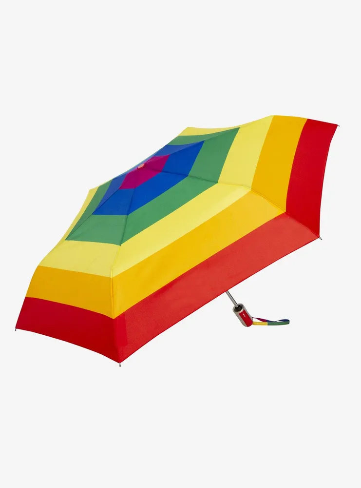 42" Auto Open / Auto Close Umbrella Rainbow