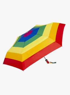 42" Auto Open / Auto Close Umbrella Rainbow