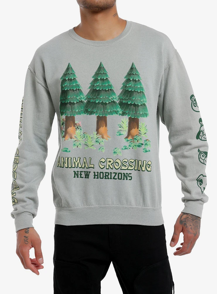 Animal Crossing: New Horizons Trees Characters Sweatshirt