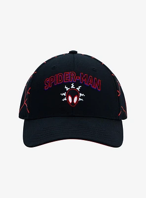 Marvel Spider-Man: Across The Spider-Verse Miles Web Snapback Hat